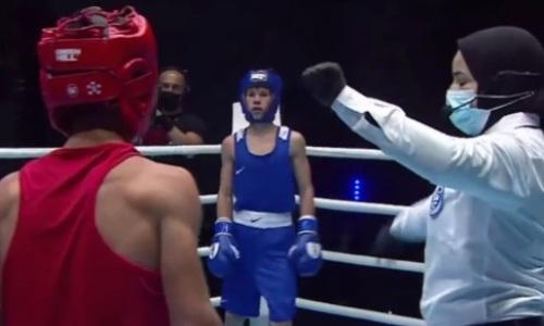 Видео нокаута двукратного чемпиона Казахстана по боксу на МЧА-2021