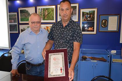 Рязанскому путешественнику вручили сертификат Книги рекордов Гиннеса