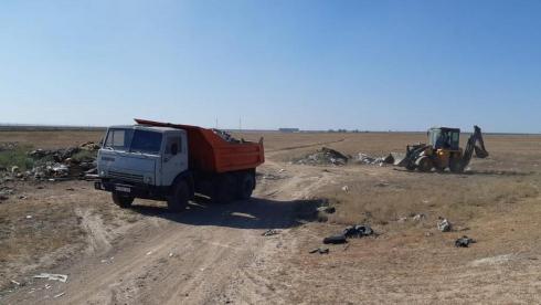 Больше 150 тонн мусора убрали экоактивисты в Жезказгане