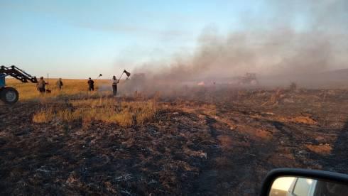 В Карагандинской области ликвидирован крупный степной пожар