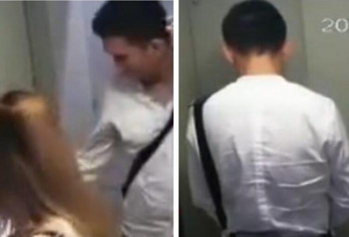 Алматинец справил нужду в лифте жилого дома и попал на видео