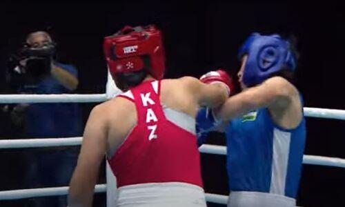 С двумя досрочными победами казахстанские боксерши обошли Узбекистан в борьбе за финалы МЧА-2021