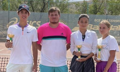 Турнир в Бишкеке завершился триумфом казахстанских теннисистов