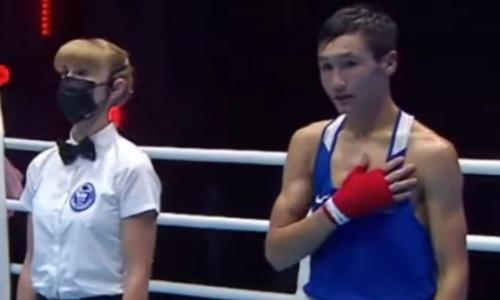 Чемпион Казахстана по боксу завоевал третью золотую медаль страны на МЧА-2021