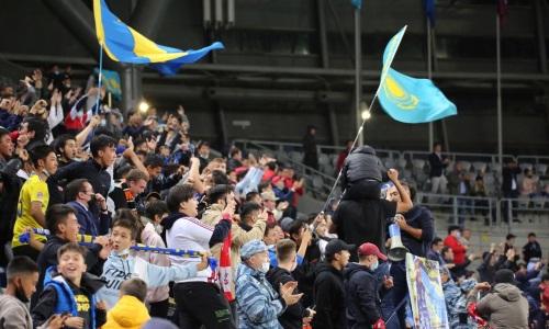 Обнародовано точное количество болельщиков на матче Казахстан — Украина