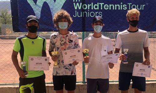 Казахстанские теннисисты стали победителями турнира в Бишкеке