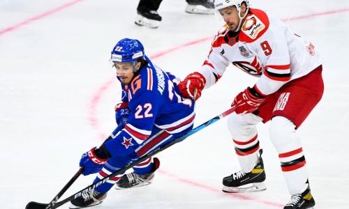 Хоккеист сборной Казахстана помог клубу КХЛ прервать трехматчевую победную серию СКА. Видео