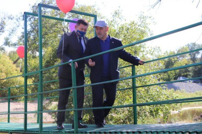 Депутат Nur Otan за свой счет построил мост актюбинцам