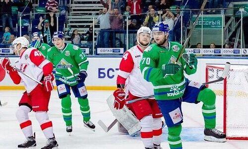 «Спартак» перед поездкой к «Барысу» потерпел свое первое поражение в новом сезоне КХЛ