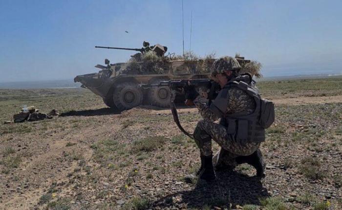 Контртеррористическую операцию отработали военные из Казахстана из стран-участниц ОДКБ