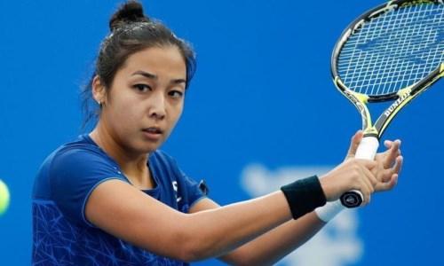 Казахстанская теннисистка одолела победительницу трех турниров WTA