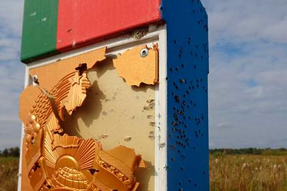 В Белоруссии возбудили дело по факту обстрела пограничного знака