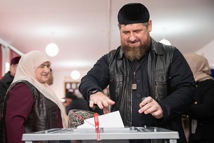 Кадыров стал лидером на выборах главы Чечни после обработки первых голосов