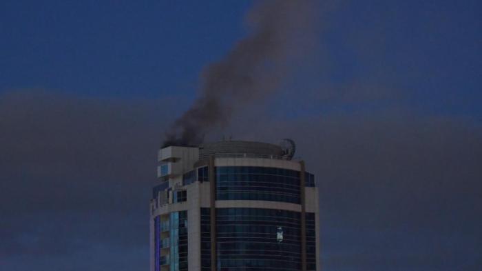 Пожар в центре Нур-Султана: как выглядит здание 
