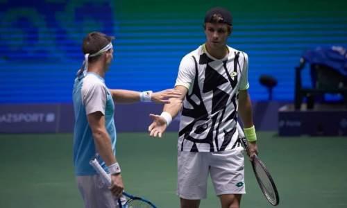 Казахстанская пара теннисистов едва не обыграла фаворитов Astana Open