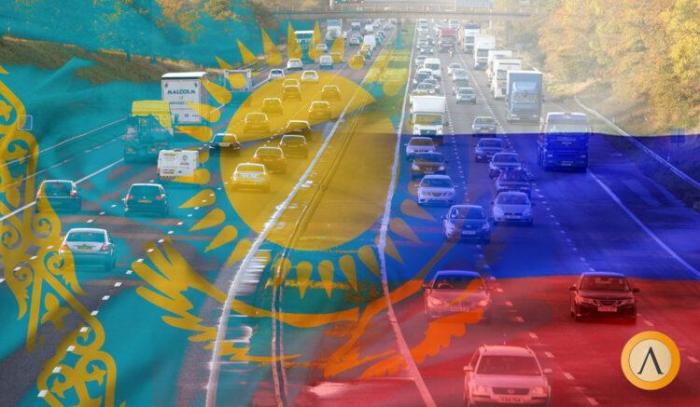 Почему казахстанцы так любят ездить на машинах с российским учетом