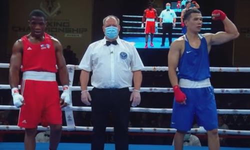 Казахстанский боксер оправился после нокдауна и вышел в финал чемпионата мира среди военнослужащих