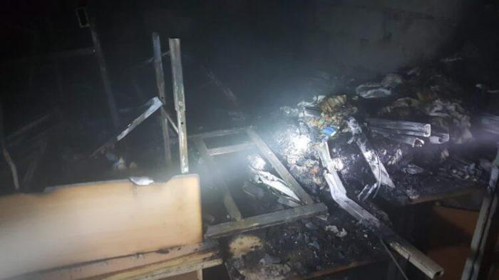 Пожар устроили подрядчики в школе Павлодара