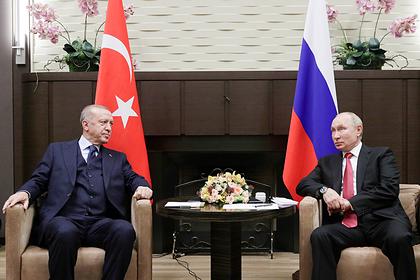 В Кремле назвали еще одну договоренность Путина и Эрдогана