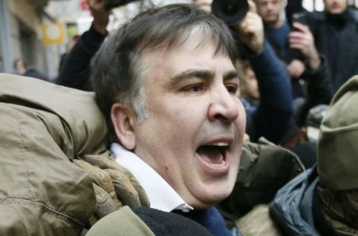 Грузинские журналисты опубликовали видео задержания Саакашвили, которое он сам предсказывал