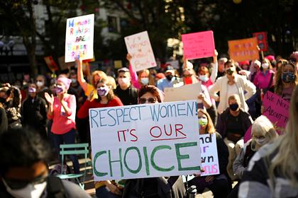 Американки потребовали право на аборт в Вашингтоне
