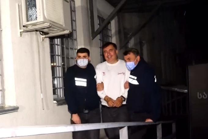 В Сети появилось видео задержания Михаила Саакашвили
