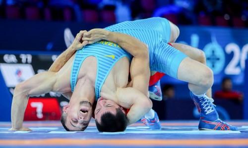Два казахстанца вышли в утешительный раунд чемпионата мира по греко-римской борьбе