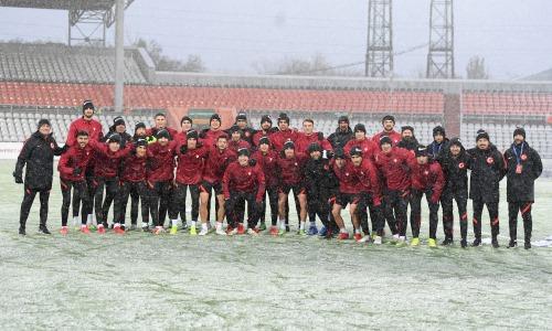 Молодежная сборная Турции провела тренировку в Караганде перед матчем с Казахстаном