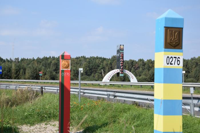 Пункт пропуска на украинско-белорусской границе 
