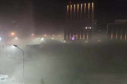 В российском регионе перекрыли дорогу из-за нулевой видимости от дыма