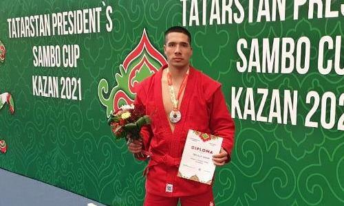 Полицейский из Костаная взял «серебро» на международном турнире по самбо