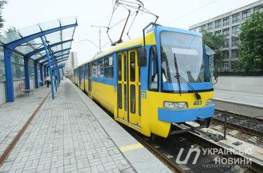 Ночью в Киеве остановились скоростные трамваи из-за отсутствия электричества