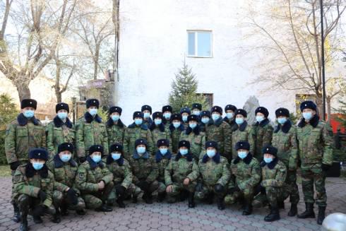В Карагандинской области 30 новобранцев приняли присягу на верность противопожарной службе ДЧС