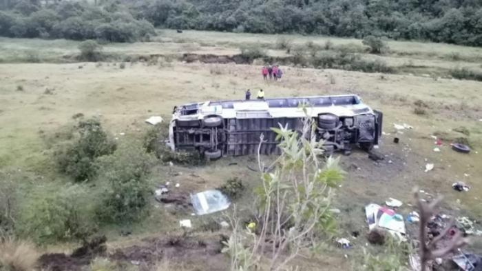 Пассажирский автобус упал со 100-метровой высоты. Есть погибшие
                19 октября 2021, 01:09