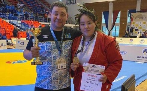 Самбистка из Темиртау завоевала золотую медаль на молодёжном чемпионате мира