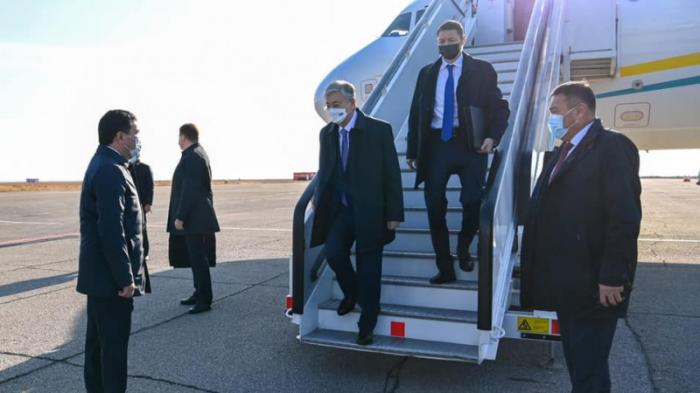 Президент Токаев прилетел в Жезказган
                20 октября 2021, 12:19