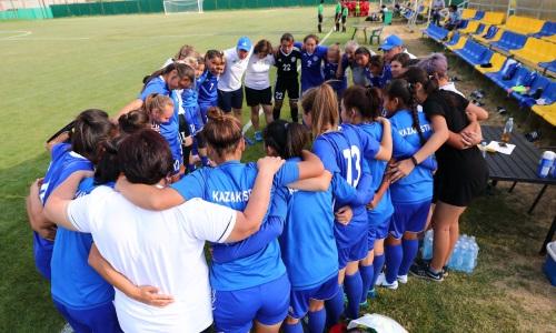 Женская сборная Казахстана до 19 лет разгромно уступила сверстницам из Греции