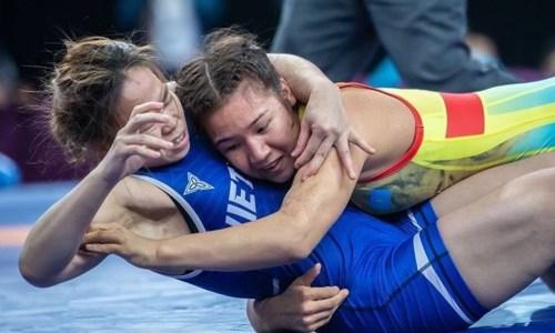 Стал известен состав сборной Казахстана по женской борьбе на чемпионат мира до 23 лет