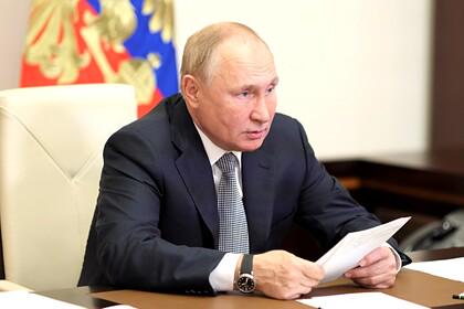 Путин перечислил главные цели в период пандемии