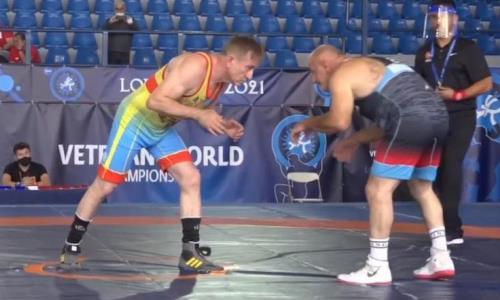 Казахстанец стал чемпионом мира по вольной борьбе среди ветеранов