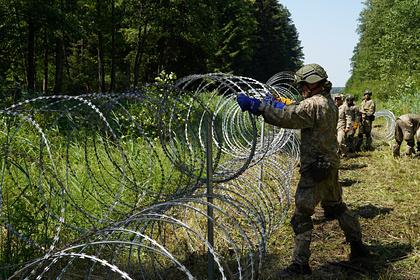 ЕС отказался спонсировать строительство забора на границе Литвы с Белоруссией