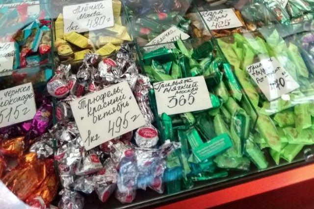 Госпродпотребслужба сняла с продажи 9 наименований российских конфет в Харькове