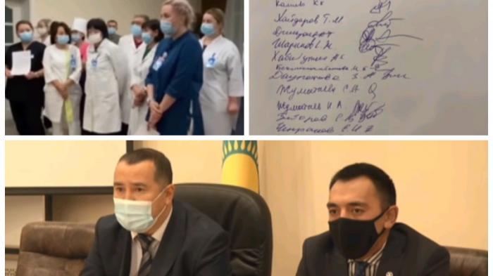 Врачи больницы Кокшетау выдвинули ультиматум руководству области
                27 октября 2021, 02:21