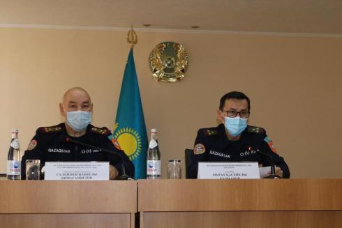 В Службе пожаротушения и аварийно-спасательных работ ДЧС Карагандинской области прошло совещание по итогам 9 месяцев 2021 года