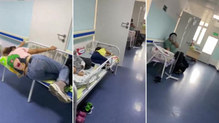 Детей, лежащих в коридоре больницы в Таразе, сняли на видео
                27 октября 2021, 20:08