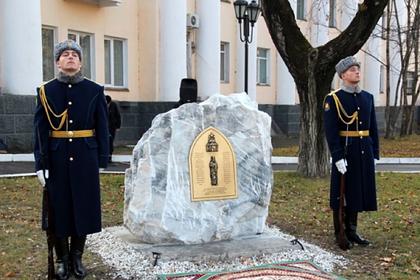 В Хабаровске установили мемориальный камень на месте разрушенной церкви