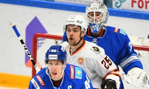 КХЛ отметила достижения хоккеистов «Барыса» перед матчем с «Амуром»
