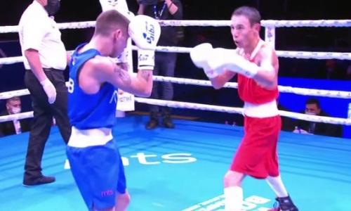Видео полного боя первого четвертьфиналиста Казахстана на ЧМ-2021 по боксу