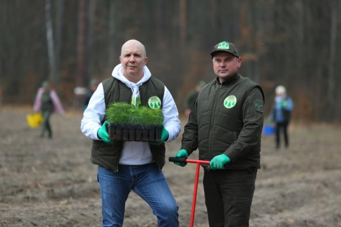 Украинцы по всей стране одномоментно высадили лес в рамках проекта 