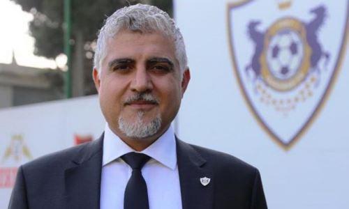 «Мы не должны считать себя мелкими». Президент «Карабаха» озвучил цели на матч с «Кайратом»